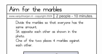 Aim for the marbles