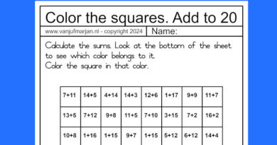 Color the squares