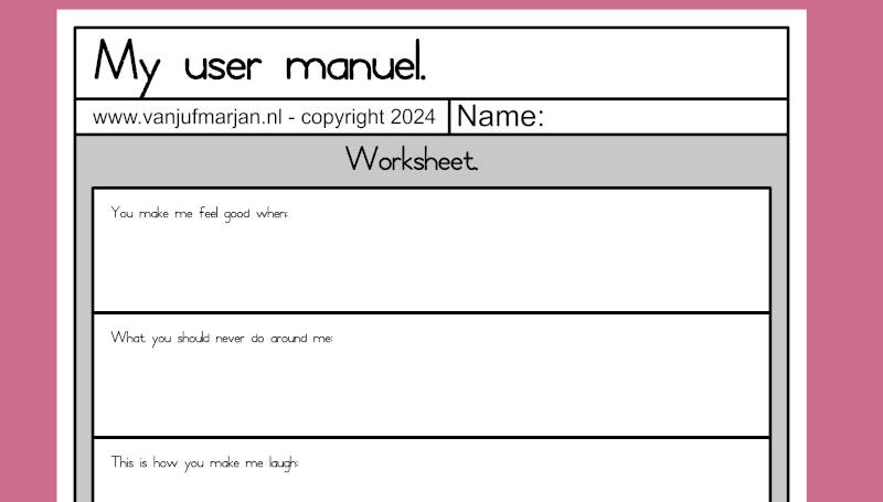 My user manual