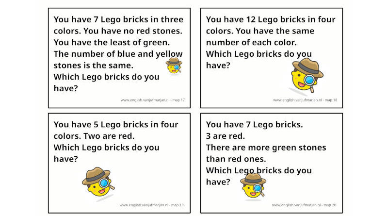 Lego brick counting detective